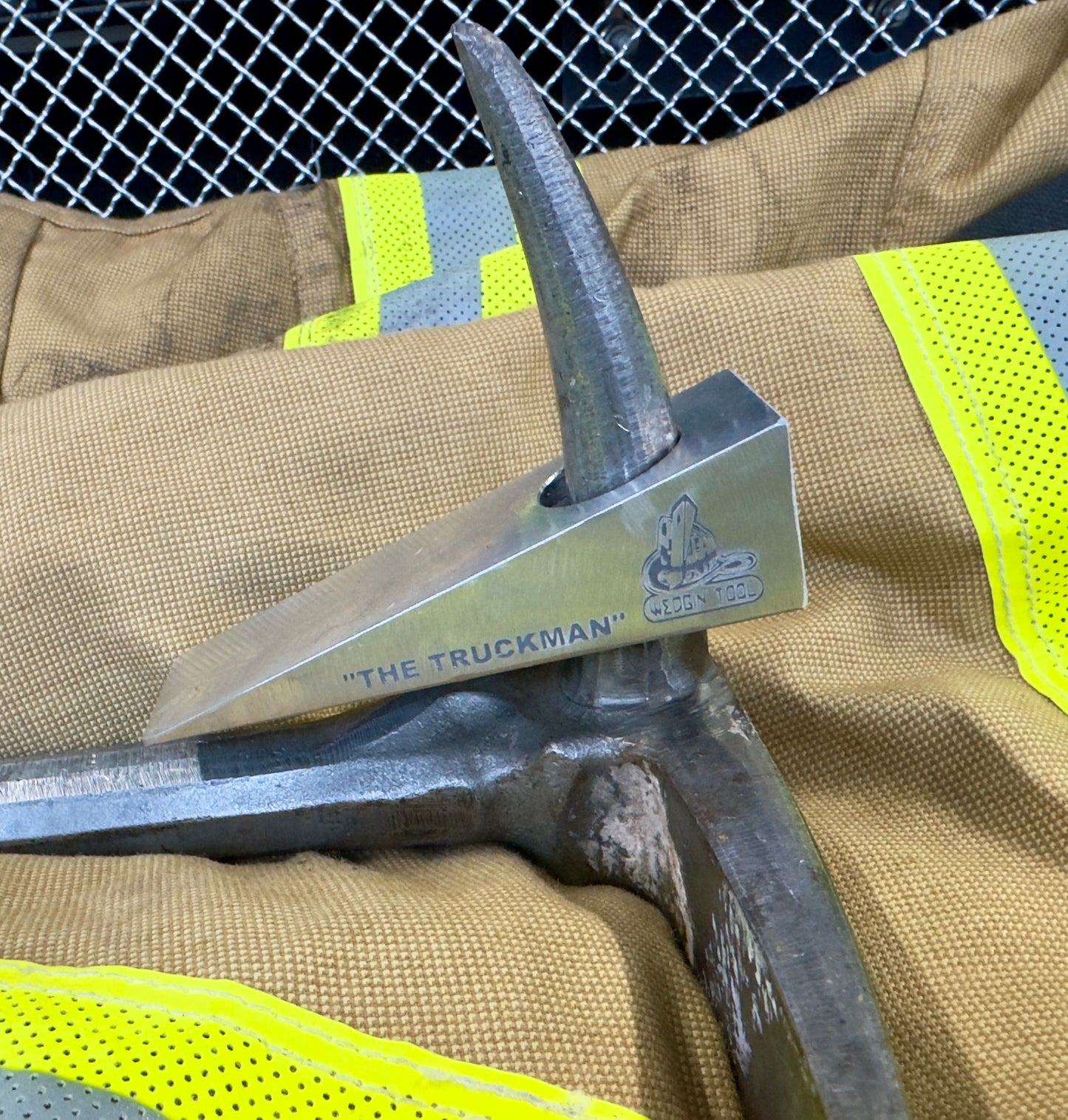 The Truckman- 1 Aluminum Door Chock Pick Hole, Firefighter, Forcible Entry Tool