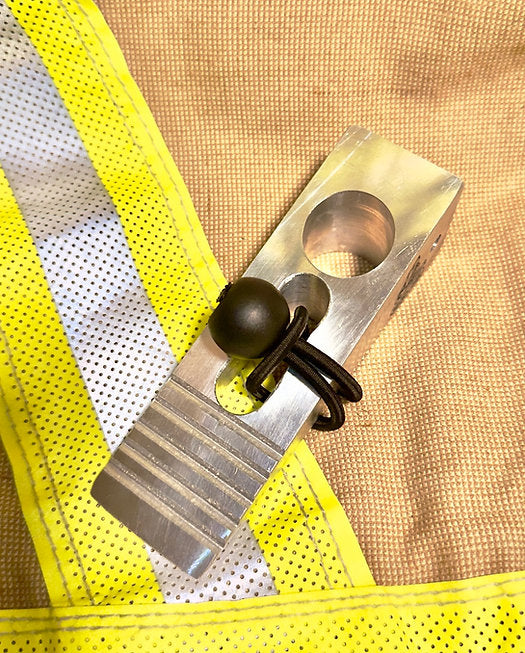 The O.V.M.- 1 Aluminum Wedge with Gas Key Shutoff and Pick Hole