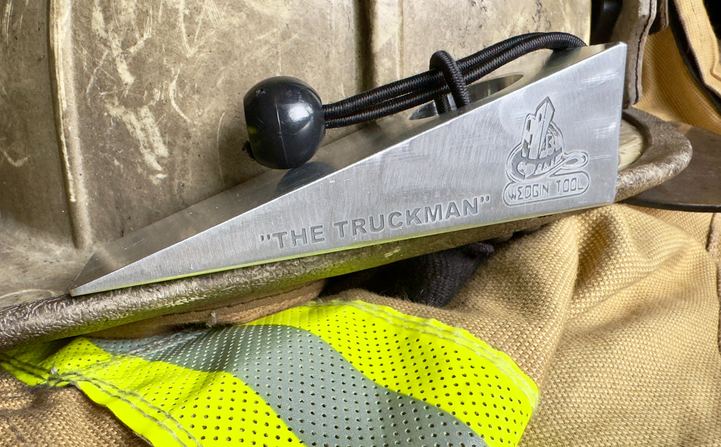 The Truckman- 1 Aluminum Door Chock Pick Hole, Firefighter, Forcible Entry Tool