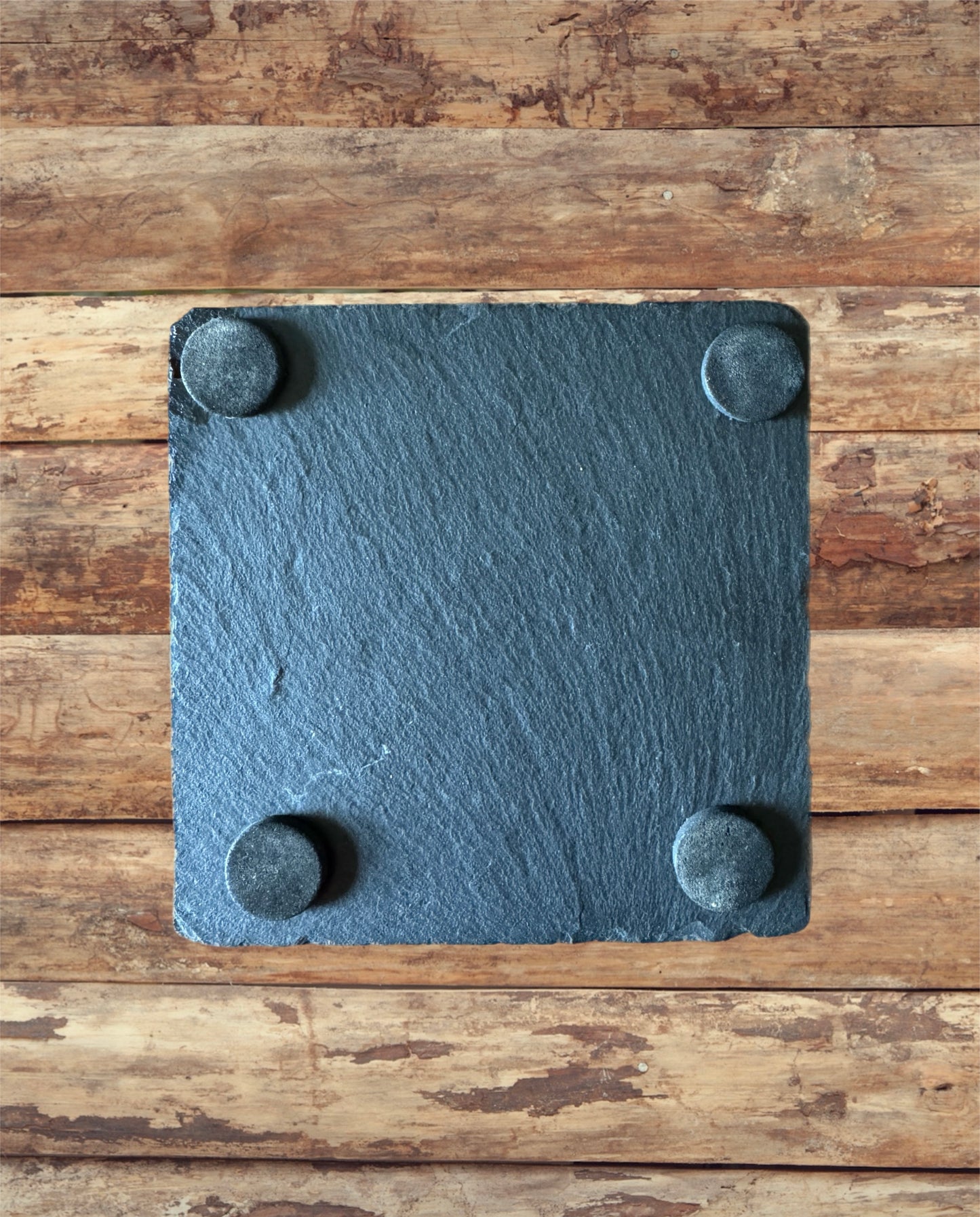 Custom Laser Engraved Slate Coasters (set of 4)