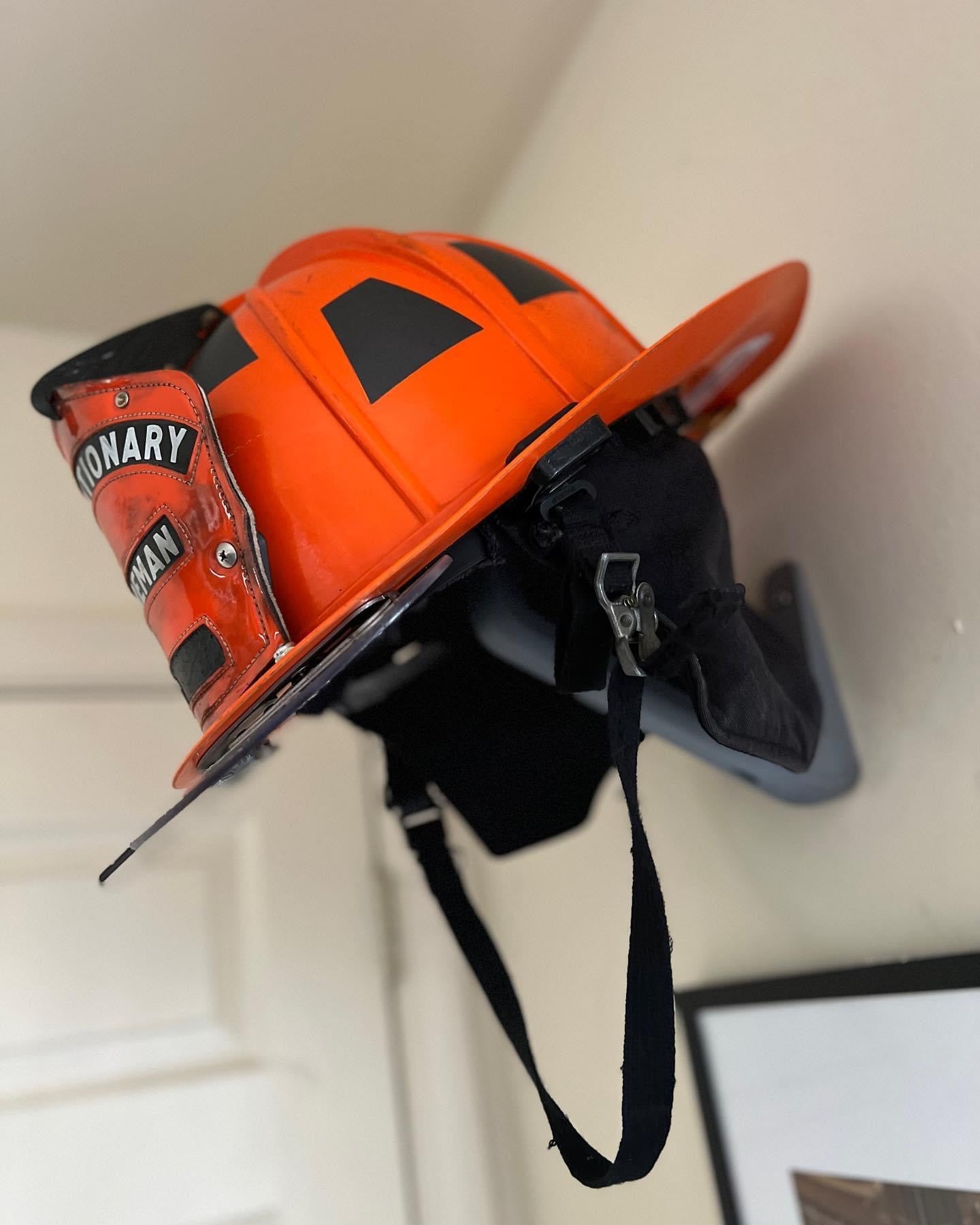 Fire Helmet Wall Mount Display