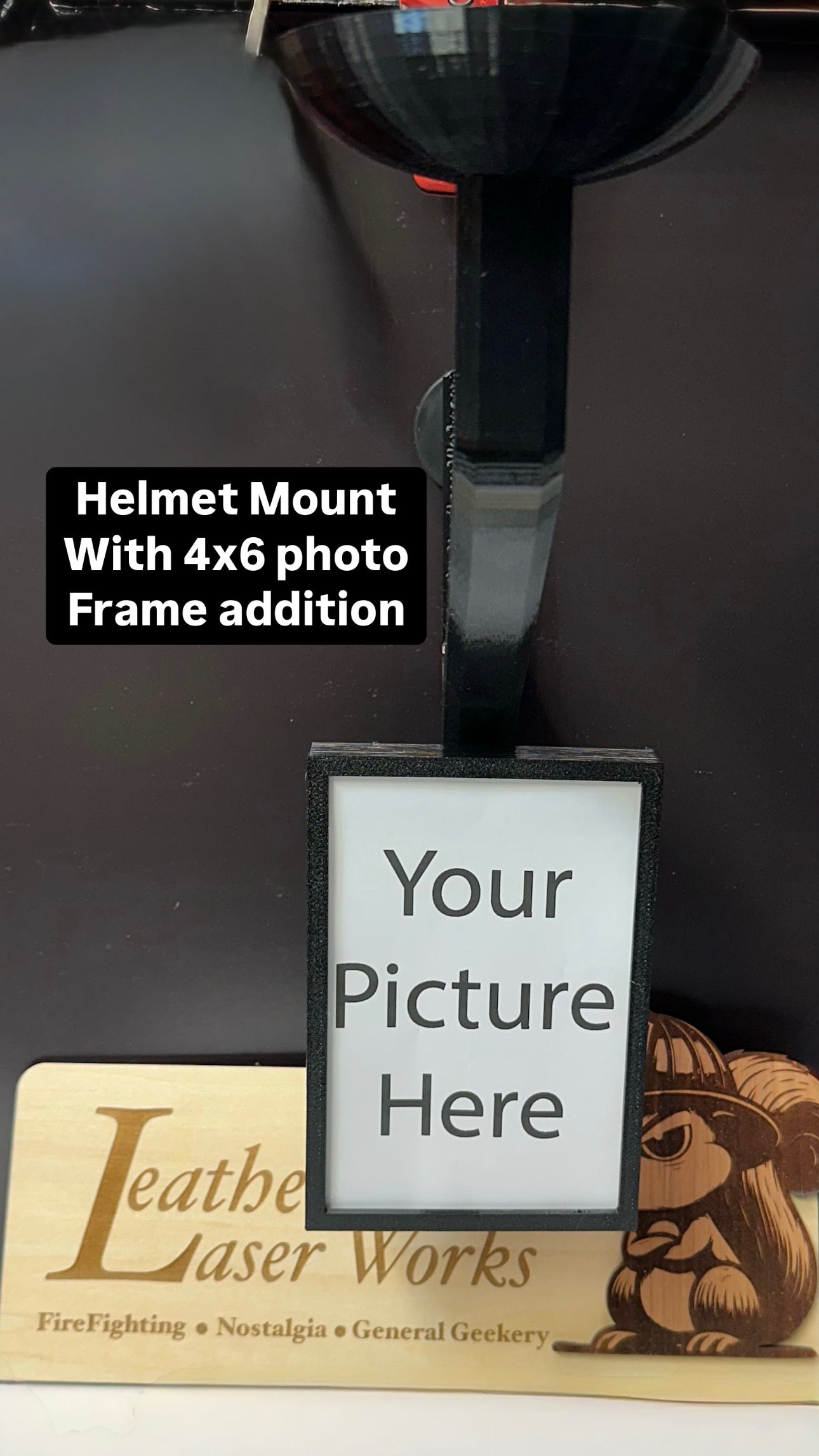 Fire Helmet Wall Mount Display