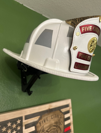 Fire Helmet Wall Mount Display