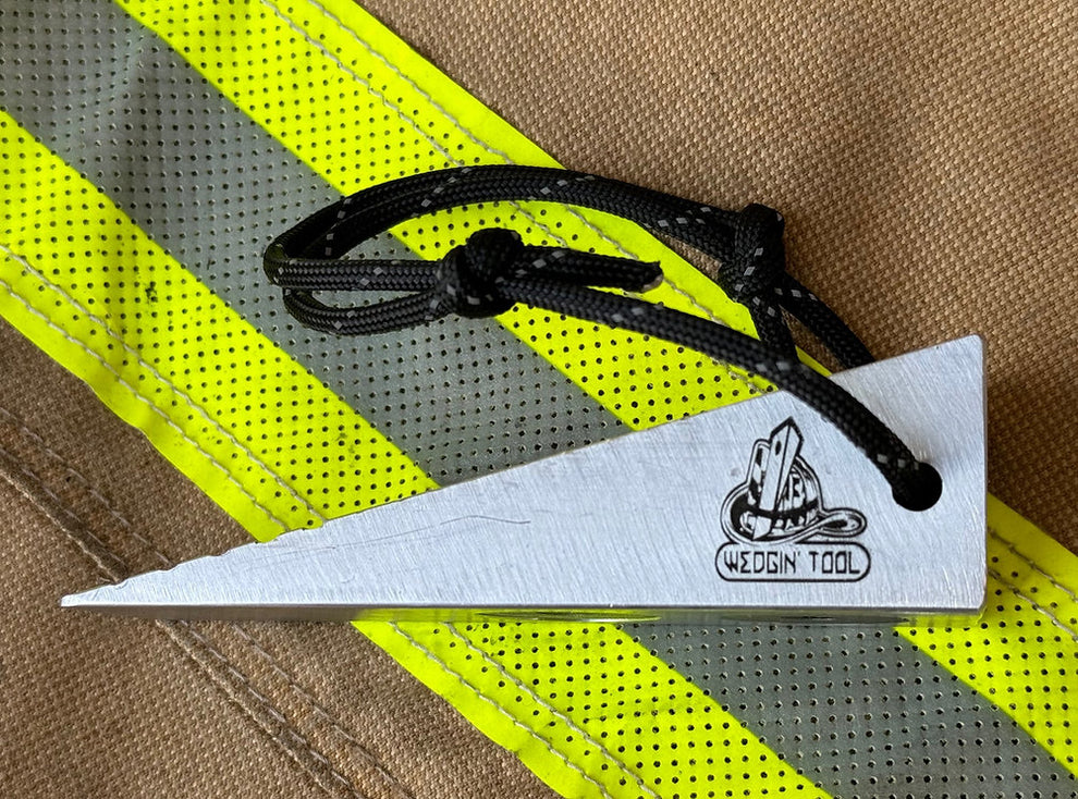 The Lieu 1 Aluminum Firefighter Door Chock w/ (2) 30lb. Wedgin' Tool