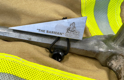 The Barman- 1 Aluminum Door Chock Pick Hole & 30 lb Magnet, Forcible Entry Tool